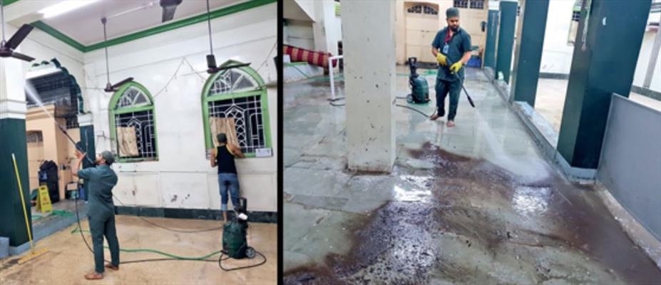 جوانان مسلمان هندی هر هفته یک مسجد را تمیز و زیباسازی می کنند