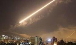 واکنش پدافند هوایی سوریه به حمله موشکی صهیونیست‌ها    