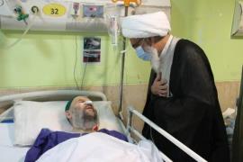 آیت الله عبدالنبی نمازی در بیمارستان بستری است + عکس