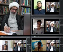 دیدار ویدئوکنفرانسی نماینده ولی فقیه بوشهر با جوانان و نوجوانان