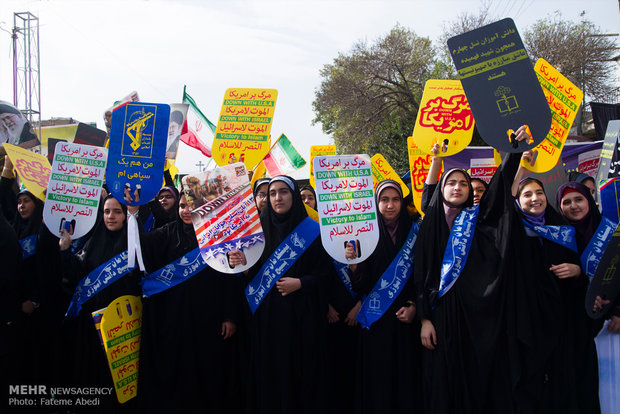 موج خروشان ضد استکباری در استان بوشهر به راه افتاد