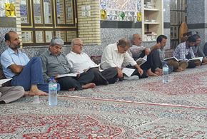 مراسم قرآنی در مسجد الزهرا دواس بوشهر