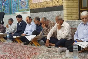 مراسم قرآنی در مسجد الزهرا دواس بوشهر