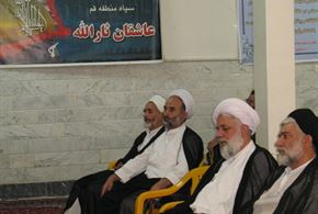 تصاویر از دیدار روحانیون مستقر در سپاه با آیت الله حسینی بوشهری در مرداد ماه ۱۳۸۵