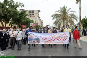 راهپیمایی روز جهانی قدس در بوشهر